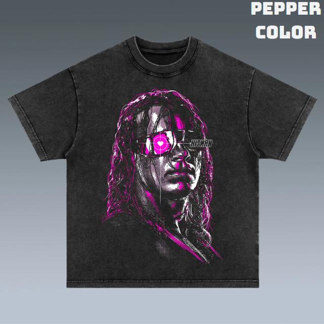 VINTAGE TEE  BRET HART, Prints Vintage T-Shirt, Wrestler Shirt, WWE Shirt, Graphic Tee Shirt, Unisex T-Shirt, Gift For Him, Crewneck Short Sleeve Shir