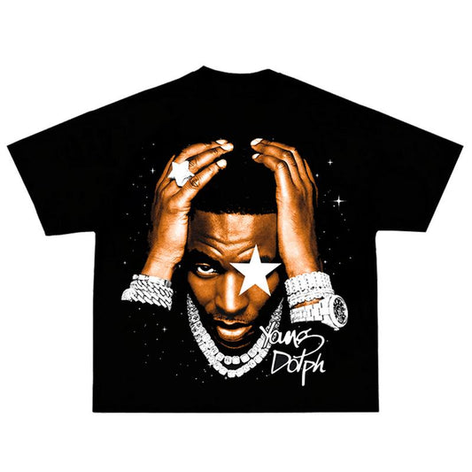 YOUNG DOLPHh STAR T-SHIRT Tee Vintage - Wear the Mamba, Relive the Glory