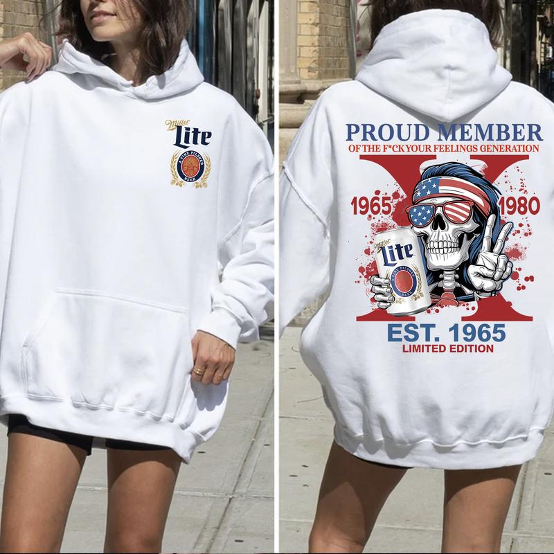 Gen X Shirt Proud Members Of Gen X Mill3er Shirt, Customize Gen X Shirt Raised On Hose Water And Neglect T-Shirt - Vintage Inspired Funny Saying Sarca