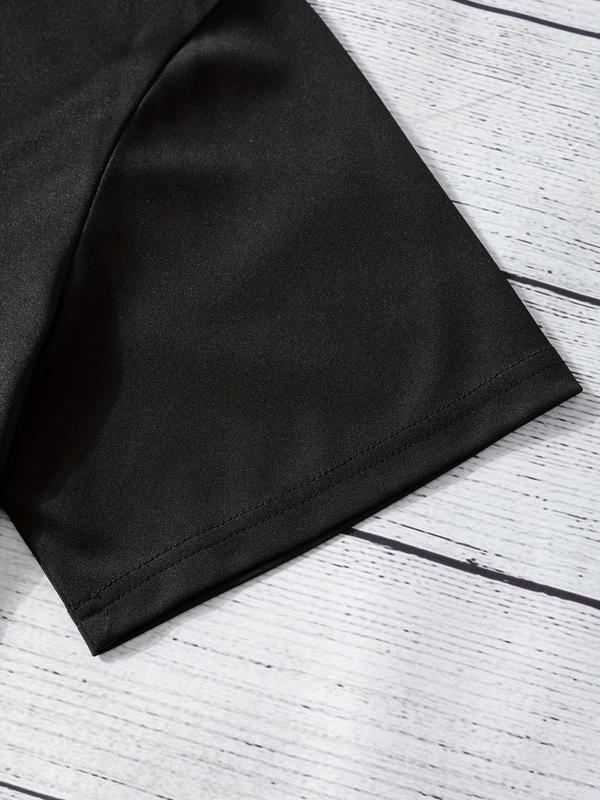 Men's Bull Head & Letter Print Round Neck Graphic Tee,Ã‚Â Graphic Tees for Men, T Shirts for Men, Regular Fit Casual Short Sleeve Crew Neck T-shirt, Fash