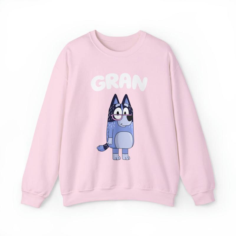 Gran Bluey Sweatshirt, Bluey Tee, Grandma gift, Birthday T-shirt - Wear It Your Way - Iconic Styles - Choose Your Color - Diverse Style Selection - Ex