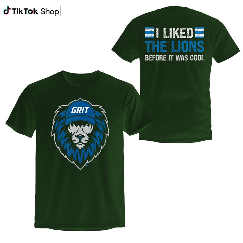 Grit TShirt, 313 Area Cod Shirt,  Lion Before It Was Cool Sweater, Football Unisex Tee, Grit For Fans