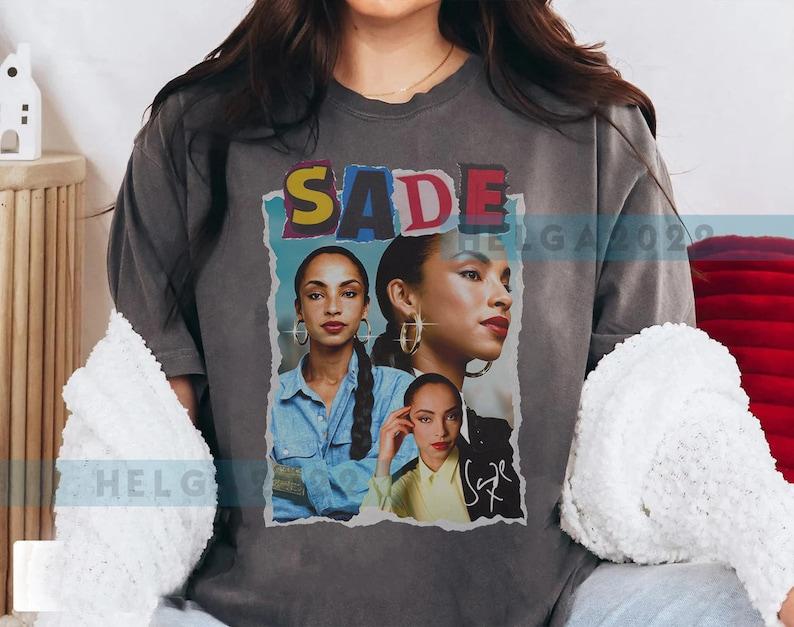 Sade vintage Shirt, Retro Sade Fan Gift shirt, Sade Tour Shirt, Sade shirt, music tour shirt Gift for men women unisex tshirt - Unisex T-Shirt, Hoodie