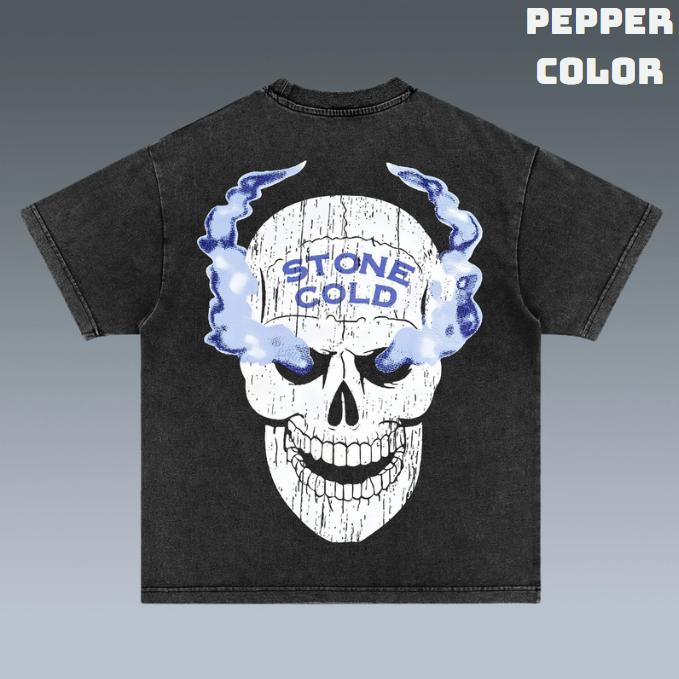 VINTAGE TEE  STONE COLD, Double Sided Prints Vintage T-Shirt, Wrestler Shirt, WWE Shirt, Graphic Tee Shirt, Unisex T-Shirt, Gift For Him, Crewneck Sho