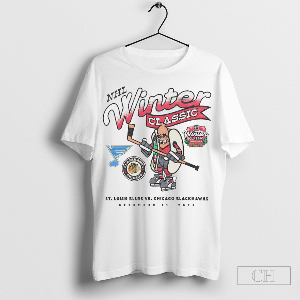 St Louis Blues Vs Chicago Blackhawks Nhl Winter Classic Shirt