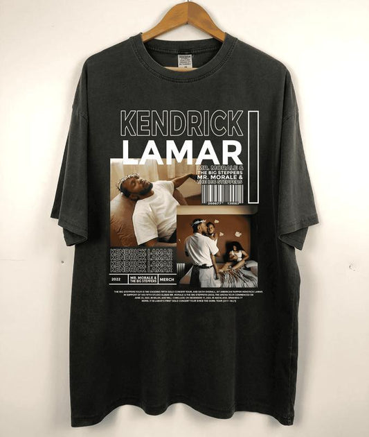 Kendrick Lamar Mr. Morale & The Big Steppers 90s Vintage Rap Shirt, Hip Hop Graphic Tee for Men & Women, Unisex Streetwear Fashion