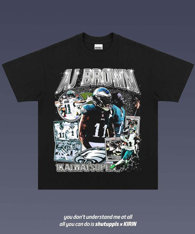 AJ BROWN 1.0 Graphic Tee  American Football  Gift For Fan