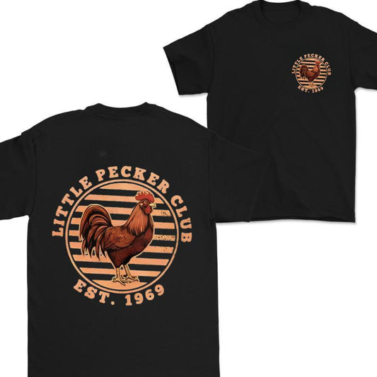 LITTLE PECKER CLUB EST.1969 T-SHIRT, VINTAGE Tee - 2 side, Gift for Men , Gift For Women