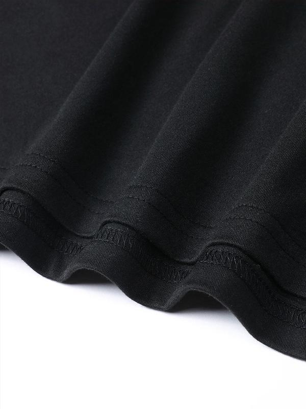 Men's Letter Print Round Neck Graphic Tee, Regular Fit Casual Crewneck Short Sleeve T-shirt, Men's T Shirts, T Shirts for Men,Ã‚Â Streetwear Graphic Tees