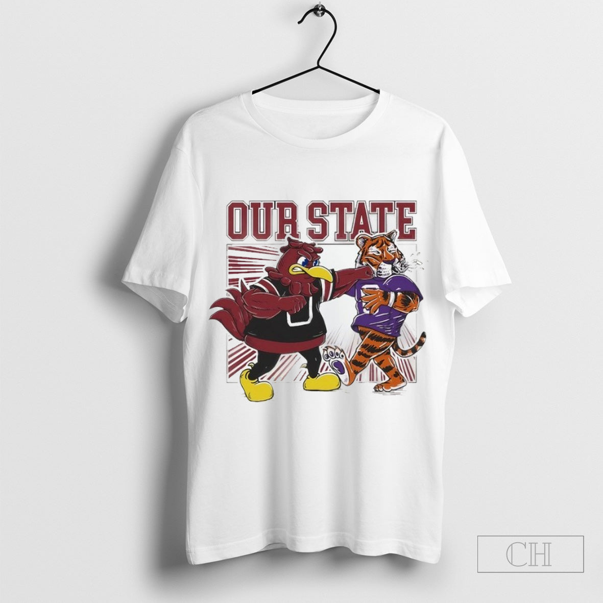 South Carolina Gamecocks Our State Cocks Knockout Tigers T-Shirt