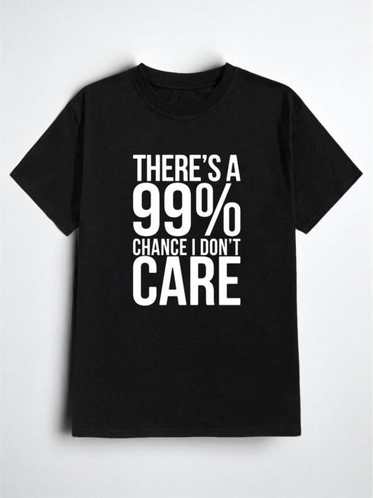 Men's Letter & Figure Print Round Neck Tee, Casual Streetwear Short Sleeve Crewneck T-shirt, Graphic Tees, Summer Clothes, Back to School Tee,Ã‚Â Men's R