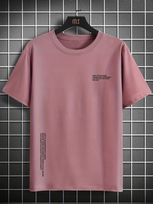 LGBTQ+Ã‚Â Men's Regular Fit Letter Print Round Neck Short Sleeve Graphic Tee, Men's Summer Clothes, Casual Crewneck T-shirt for Summer Outdoor,Ã‚Â LGBT Outf