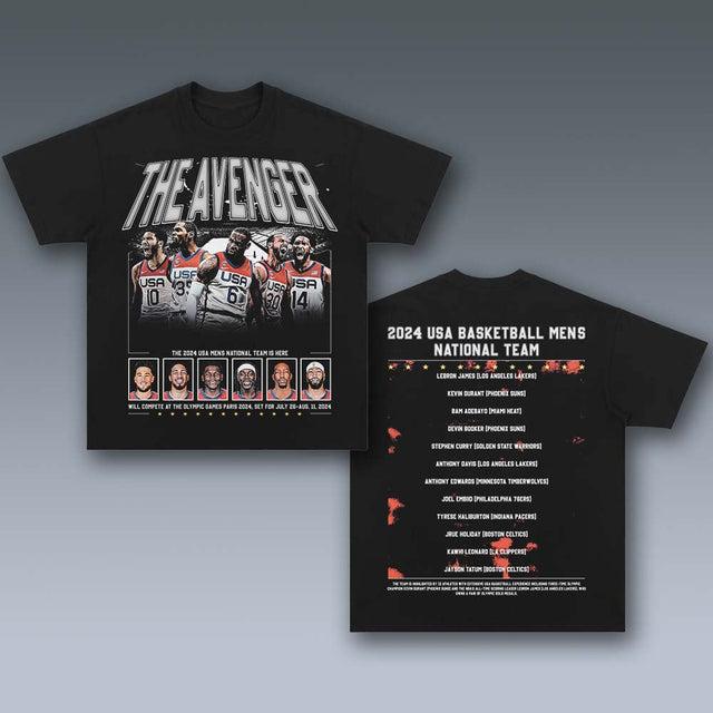 VINTAGE TEE  USA BASKETBALL TEAM -THE AVENGER 6.21-1