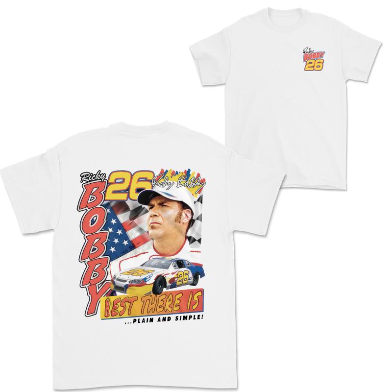 Vintage Talladega Nights T-Shirt Plain & Simple Ricky Bobby 26 Men's Tees