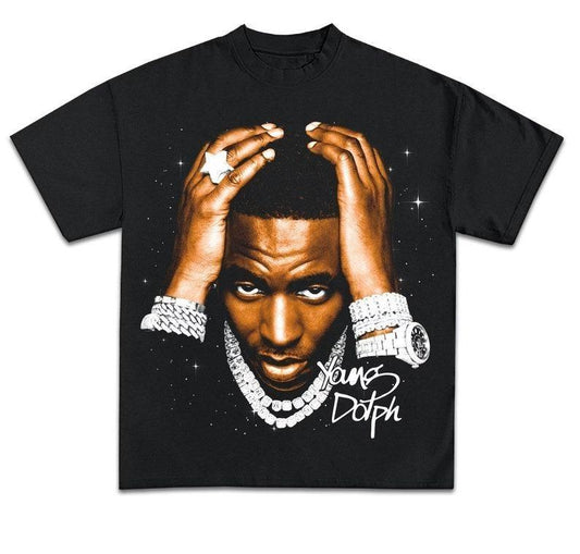 Young Dolph Graphic Tee  Iconic Style for Rap Fans