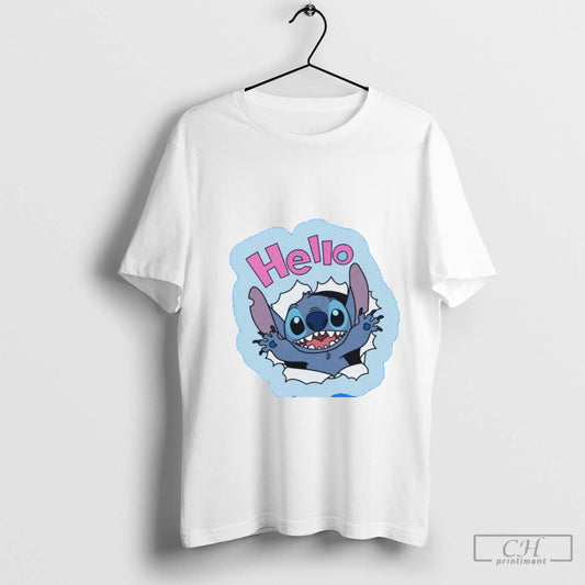 Stitch Women's Maternity Graphic Tie-Dye Tee