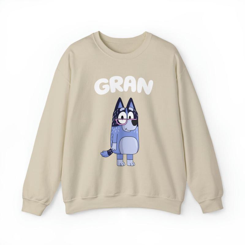 Gran Bluey Sweatshirt, Bluey Tee, Grandma gift, Birthday T-shirt - Wear It Your Way - Iconic Styles - Choose Your Color - Diverse Style Selection - Ex