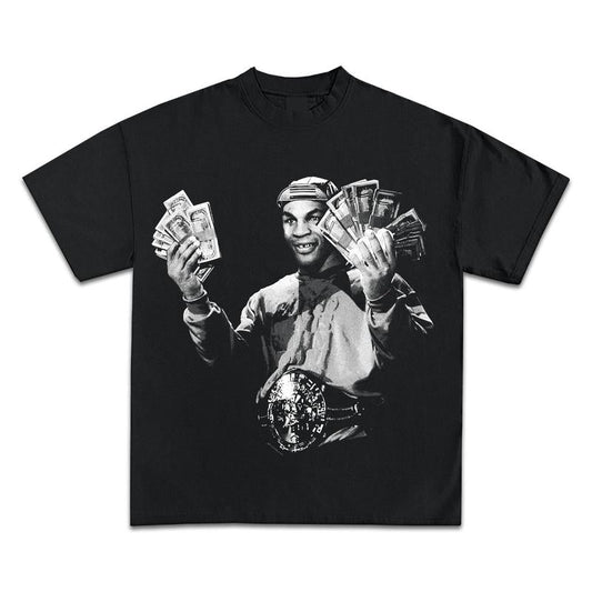 MIKE TYSON GRAPHIC BOOTLEG T-SHIRT - STREETWEAR