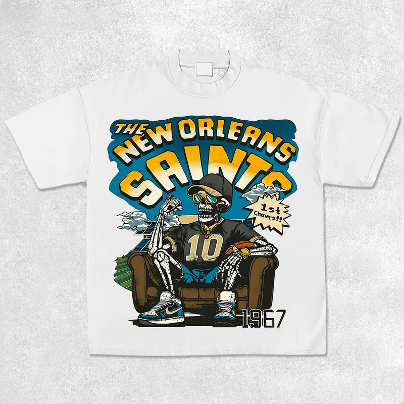 Saints Shirt , Vintage 90s Unisex Football Tees, Football T-Shirts, Sports Shirt, Game Day Tee, Football Fan Gifts