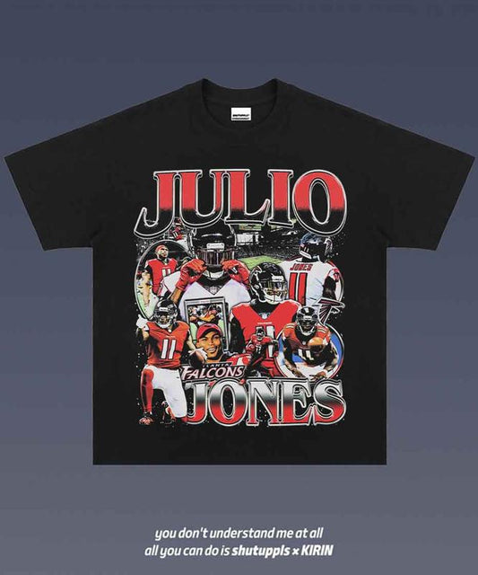 JULIO JONES 1.0 VINTAGE TEE  UNISEX GRAPHIC T-SHIRT