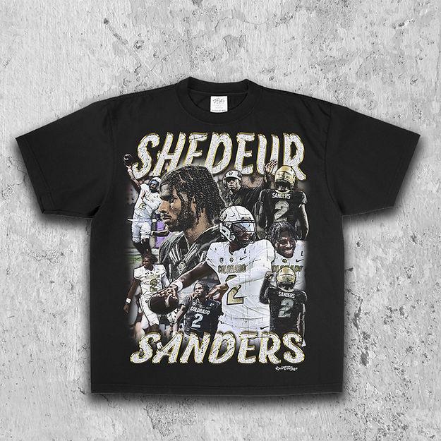 Shedeur Sanders Tee  Vintage Tee  Men's Graphic T-Shirt  Gift For Fan
