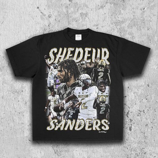 Shedeur Sanders Tee  Vintage Tee  Men's Graphic T-Shirt  Gift For Fan