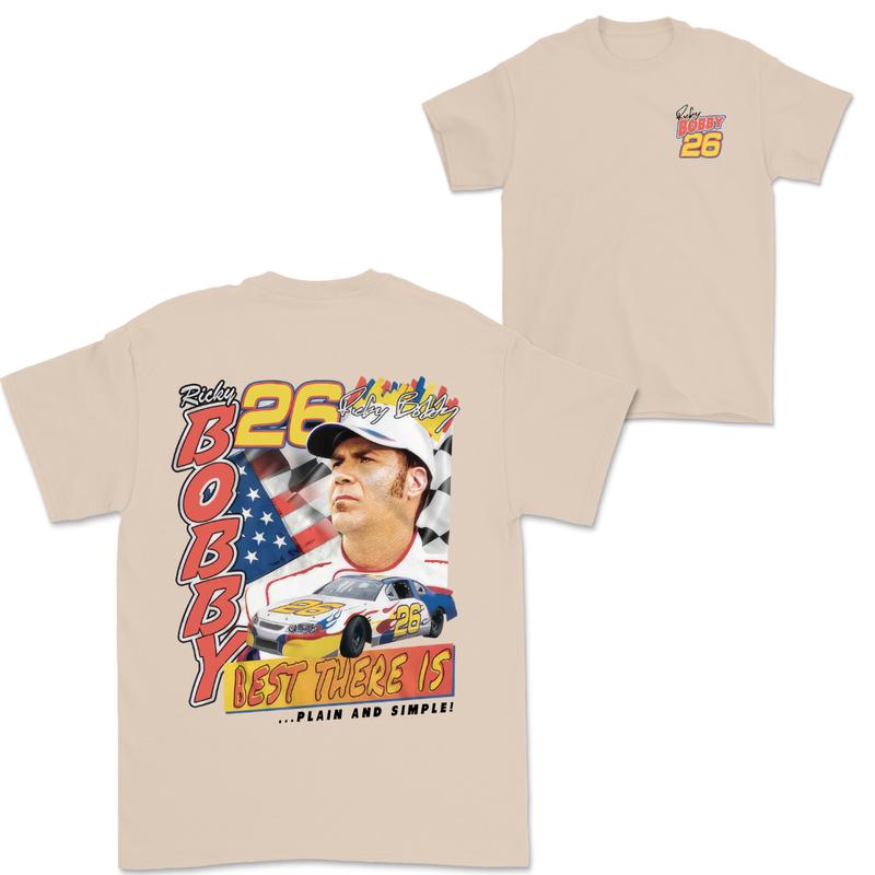 Vintage Talladega Nights T-Shirt Plain & Simple Ricky Bobby 26 Men's Tees