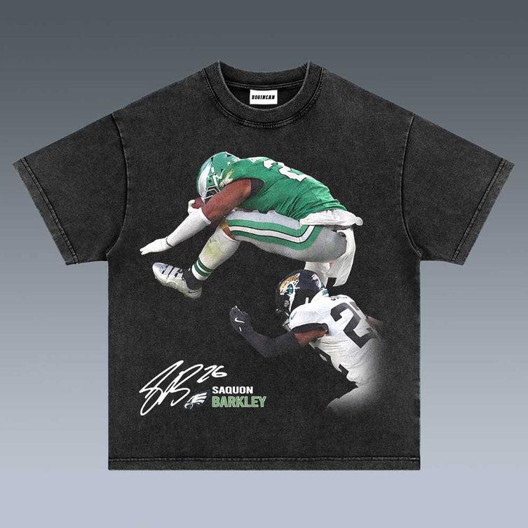 VINTAGE TEE  SAQUON BARKLEY GRAPHIC T-SHIRT SWEATSHIRT HOODIE  GIFT FOR FAN 11.12.1