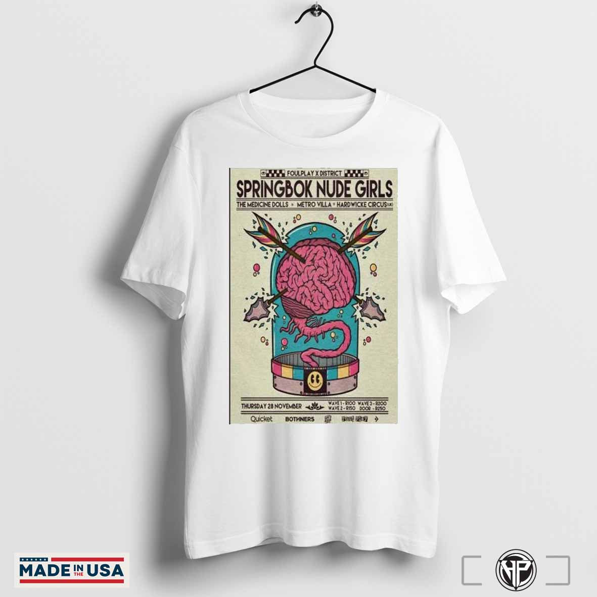 Springbok Nude Girls District Six Cape Town 11-28-2024 Poster T shirt