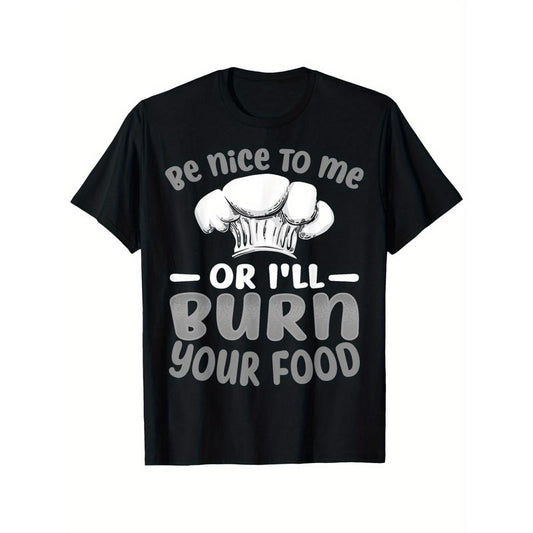 Funny Chef & Baker Graphic Tee - Cotton,, Perfect for Cooking Enthusiasts - Ideal Gift for Men & Women, Great for Thanksgiving, Christmas, New Year Ma