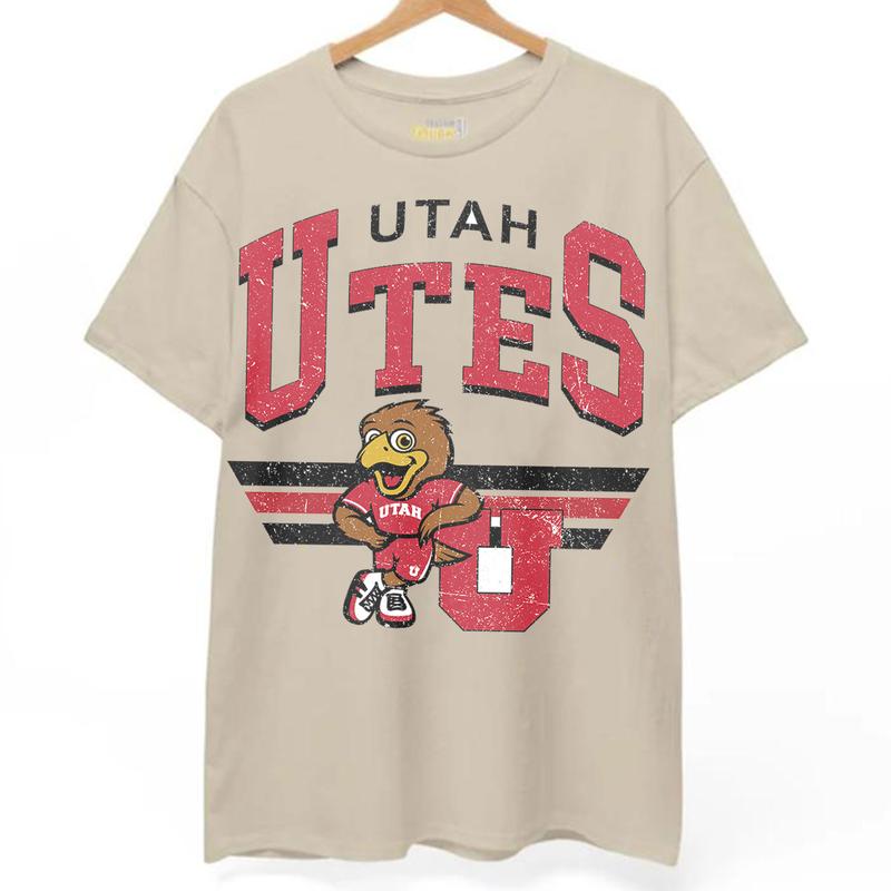 Utah Utes Vintage Football NCAA Sweatshirt - Tshirt - Hoodie, University of Utah Unisex Football NCAA Shirt, Unisex Vintage NCAA Shirt, Classic Footba