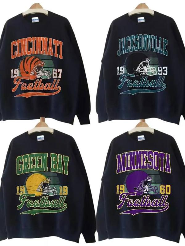 Vintage All Teams Football Unisex Shirt, Sport All Teams Shirt,  Vintage Football Shirt, Hometown Teams Shirt, Football Retro Tshirt, Gildan 5000 Unis