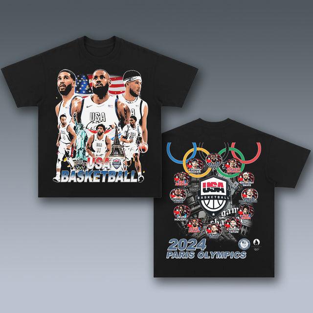 VINTAGE TEE  2024 USA BASKETBALL TEAM