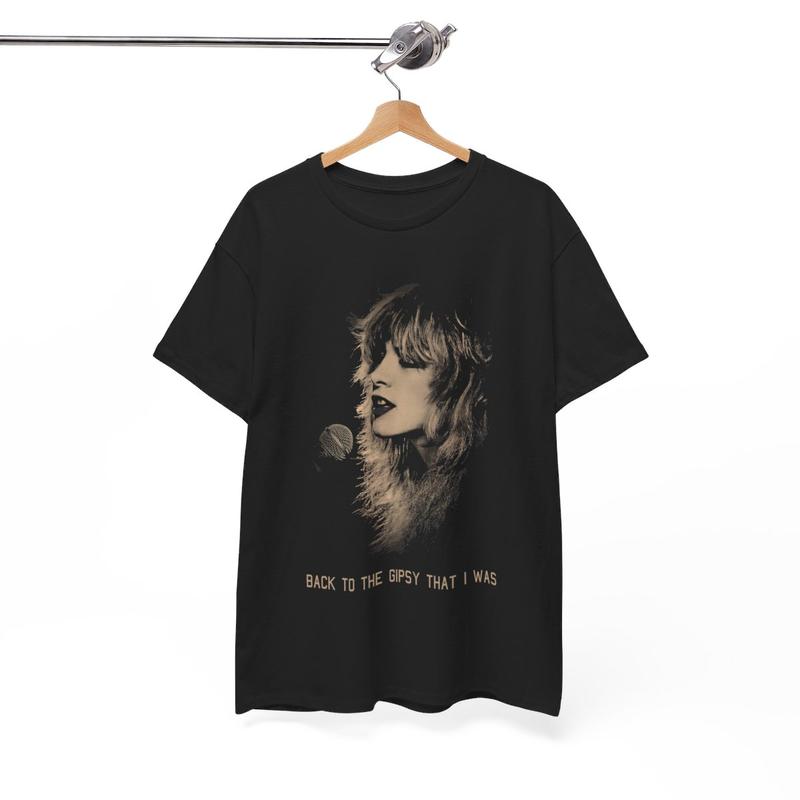 Stevie Nicks Vintage Tee, Stevie Nicks Tour 2024 Cotton Unisex T-Shirt  Menswear Tshirt