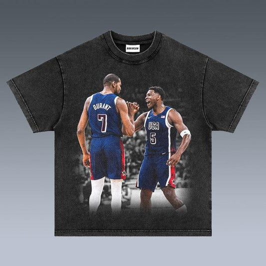 VINTAGE TEE  ANTHONY EDWARDS AND KEVIN DURANT 7.31
