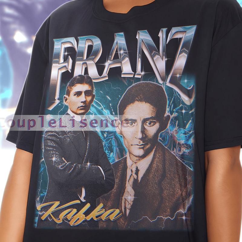 Bootleg FRANZ KAFKA Vintage Tee  Franz Kafka Homage Fan Tees  Franz Kafka Homage Retro  Franz Kafka Graphic Retro 90S  Franz Kafka Merch, Unisex Cotto