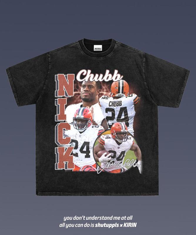 Nick Chubb 1.0 Graphic Tee  American Football  Gift For Fan
