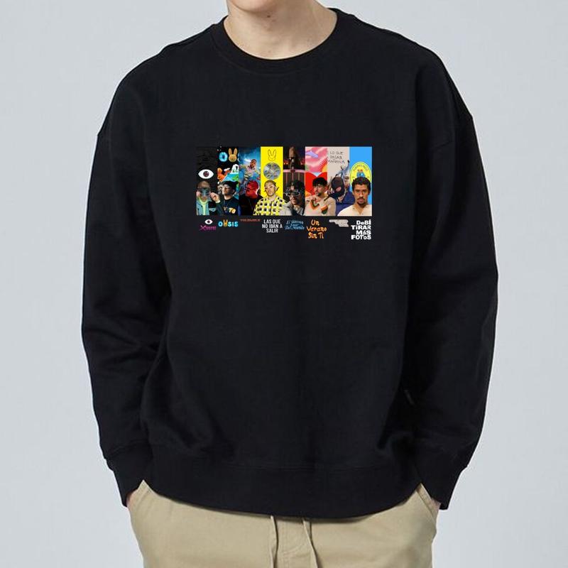 B B Shirt, B Bunny Vintage Shirt, Rapper Top, Retro & Album shirt, Concert Tour Tee, Music Lover Gift, Gift for Fans Sweatshirt, Hoodie Menswear Tops