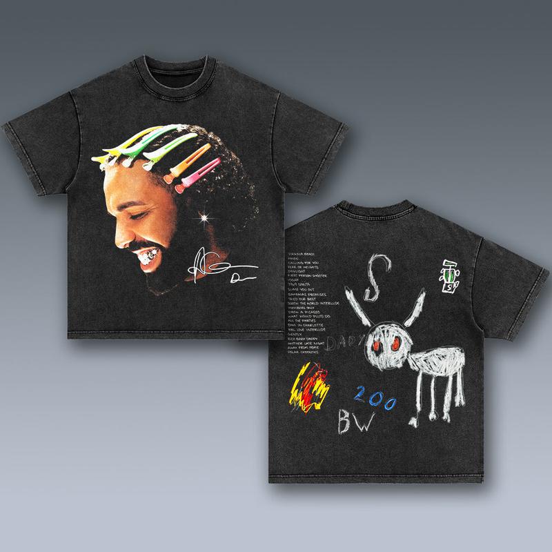 VINTAGE TEE  FOR ALL THE DOGS- DRAKE , Free Shipping, tour 2024 shirt, Hiphop Shirt, Rapper Shirt