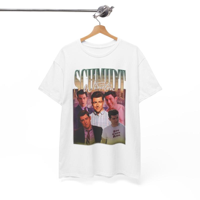 Nick Miller & Winston Schmidt College Retro T-Shirt , Schmidt Shirt, Schmidt Vintage Tshirt, New Girl, Tee Top Funny TV Icon Gift