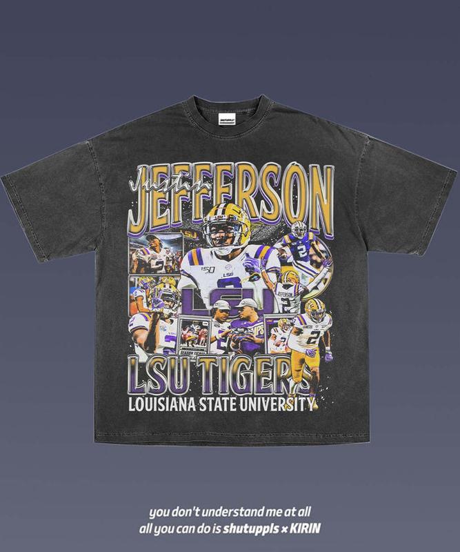 JUSTIN JEFFERSON 1.0 Graphic Tee  American Football  Gift For Fan