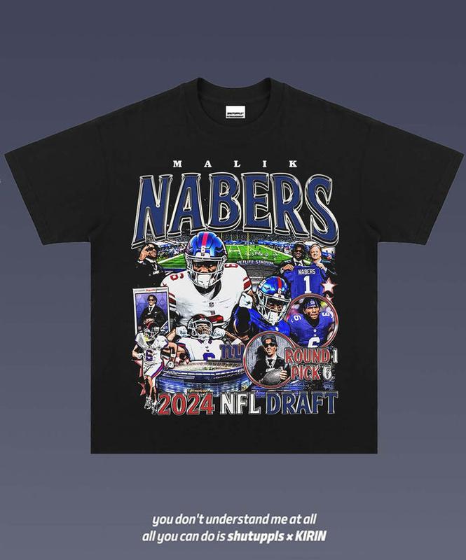 MALIK NABERS 1.0 Graphic Tee  American Football  Gift For Fan