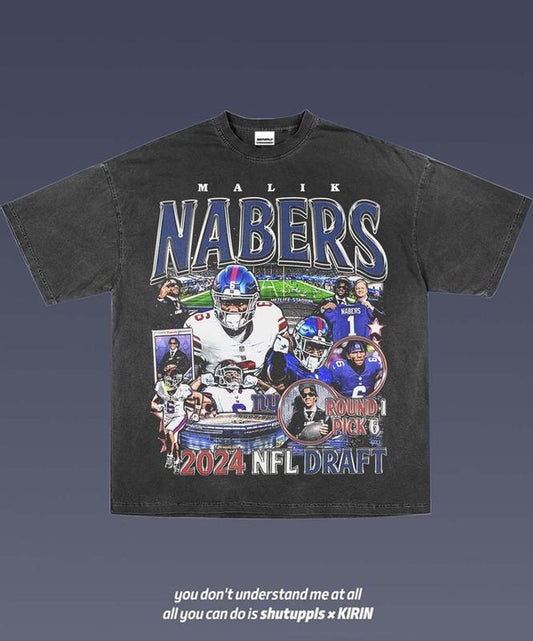 MALIK NABERS 1.0 Graphic Tee  American Football  Gift For Fan