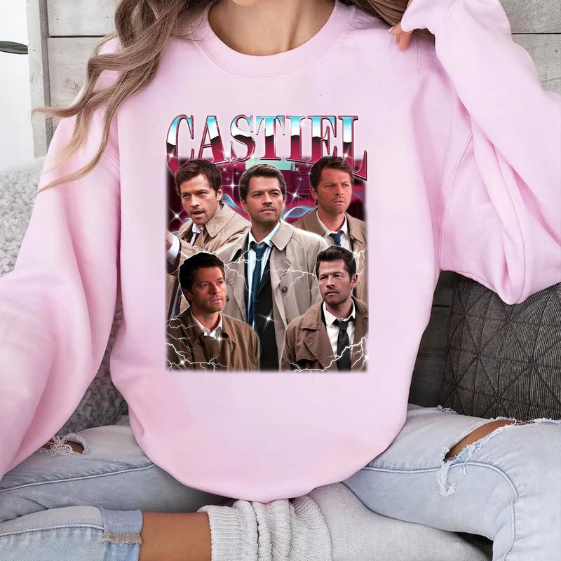 Castiel T Shirt, Vintage Castiel  T Shirt, Gift For Woman and Man Unisex T-Shirt Sweatshirt HoodieQuotes