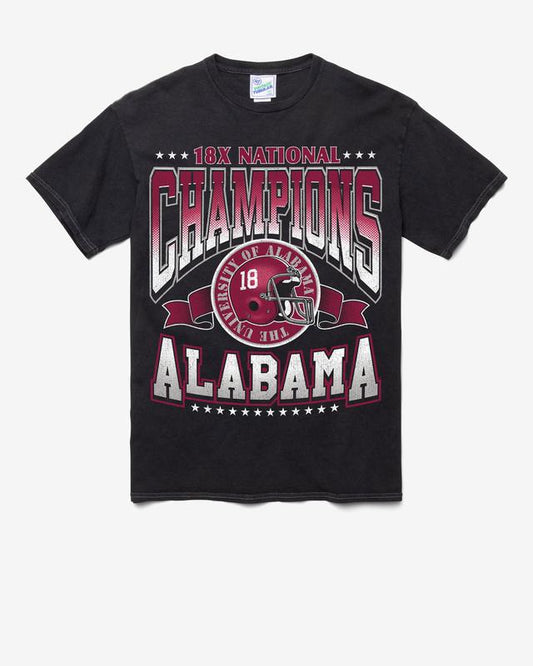 ALABAMA CRIMSON TIDE H-CHAMPS LOCKER VINTAGE  TUBULAR TEE, VINTAGE GRAPHIC TEES, TP
