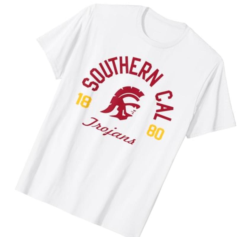 Vintage 90s USC Trojans Apparel 1880  T-Shirt