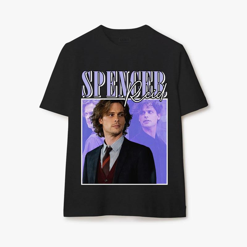 Spencer Reid 90â€™s Vintage Tee - T-shirt full size Classic Collar