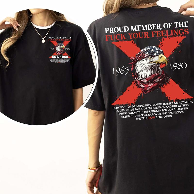 Gen X Shirt Proud Members Of Gen X Shirt, Customize Gen X Shirt Raised On Hose Water And Neglect T-Shirt - Vintage Inspired Funny Saying Sarcasm Quote