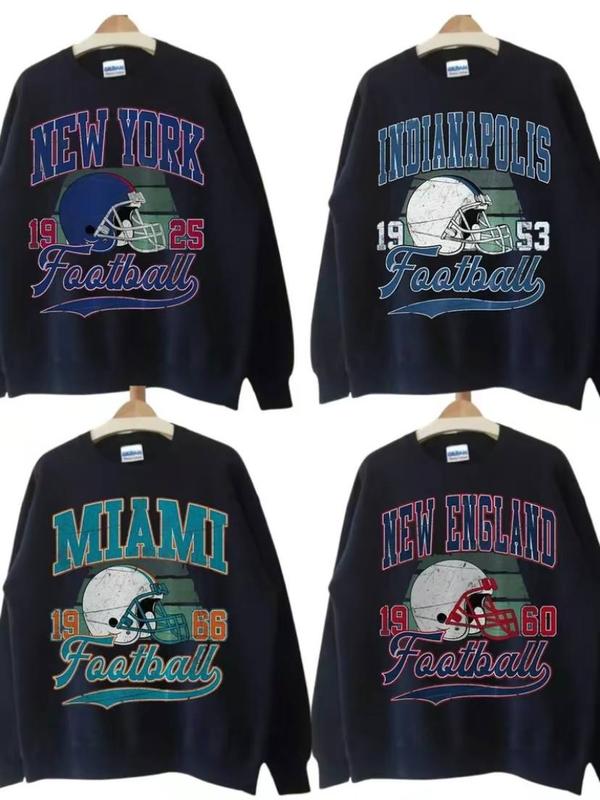 Vintage All Teams Football Unisex Shirt, Sport All Teams Shirt,  Vintage Football Shirt, Hometown Teams Shirt, Football Retro Tshirt, Gildan 5000 Unis