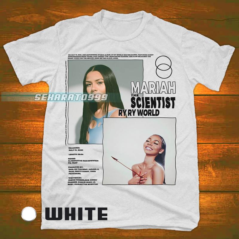 Vintage Style Bootleg Inspired Sweatshirt  Graphic Unisex Tee  Mariah The Scientist - Ry Ry World Hoodie, Aesthetic Pop Album Tee, Hip-Hop Fashion, Ch